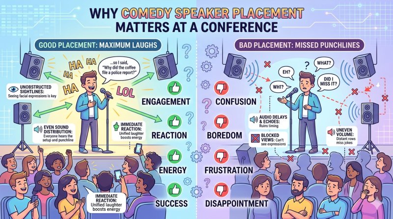 Why Comedy Speaker Placement Matters at a Conference